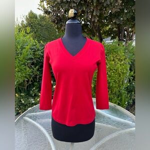 Lafayette 148 v-neck Sweater - size P